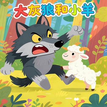 大灰狼和七只小羊-儿童睡前故事