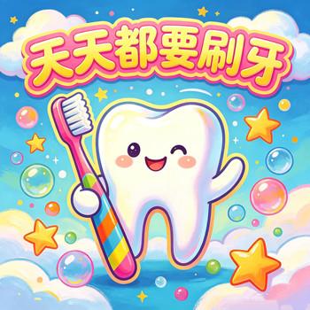 天天都要刷牙