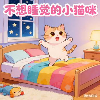 不想睡觉的小猫咪