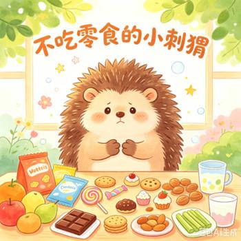 不吃零食的小刺猬