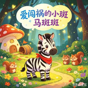 爱闯祸的小斑马