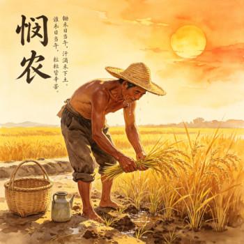 悯农